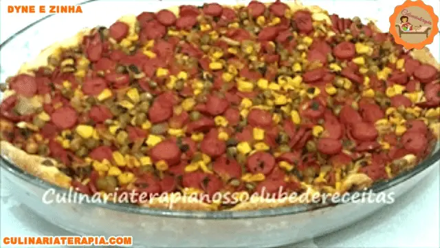 Torta de Salsicha de liquidificador