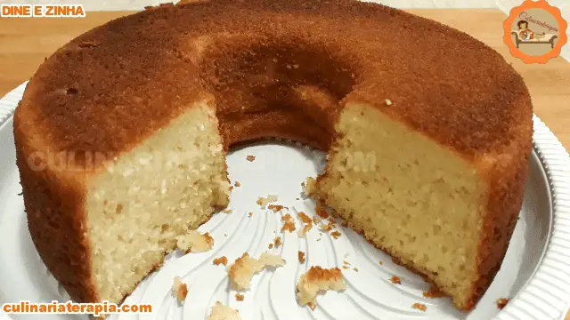 Bolo Fofinho de Macaxeira ou Mandioca Sem Glúten e Sem Lactose