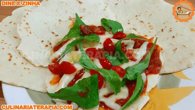 Pão e Pizza Rápida em Minutos Piadina