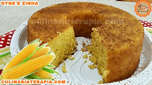 Bolo Caseiro de Milho de Latinha no Liquidificador