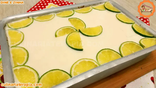 Bolo Fofinho Gelado de Limão