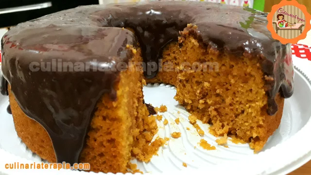 Bolo de Cenoura com Farinha de Arroz