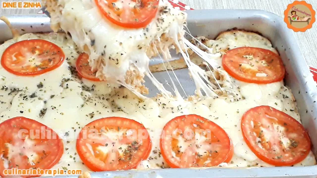 Lanchão Pizza Recheada de Liquidificador