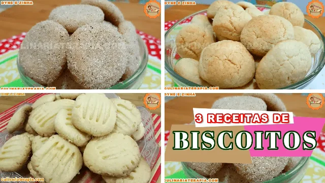 3 Receitas para Fazer Biscoitos
