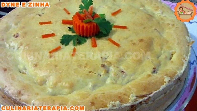 Empadão de Frango de Liquidificador Fácil e Rápido