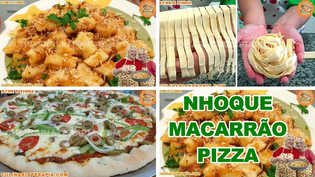 Como fazer 3 receitas tradicionais de massas tipicas Italianas