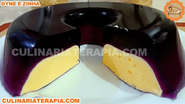 Sobremesa De Gelatina Recheada com Mousse