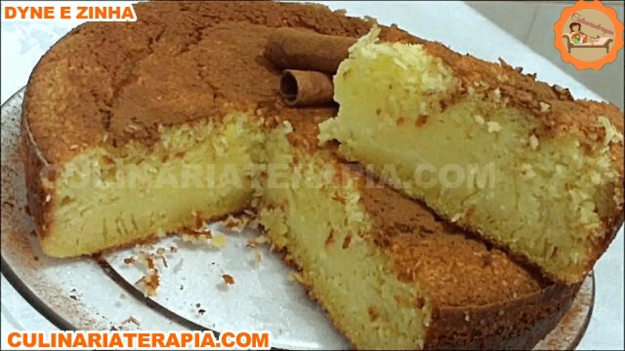 Bolo Fofura Cremosa de Fubá