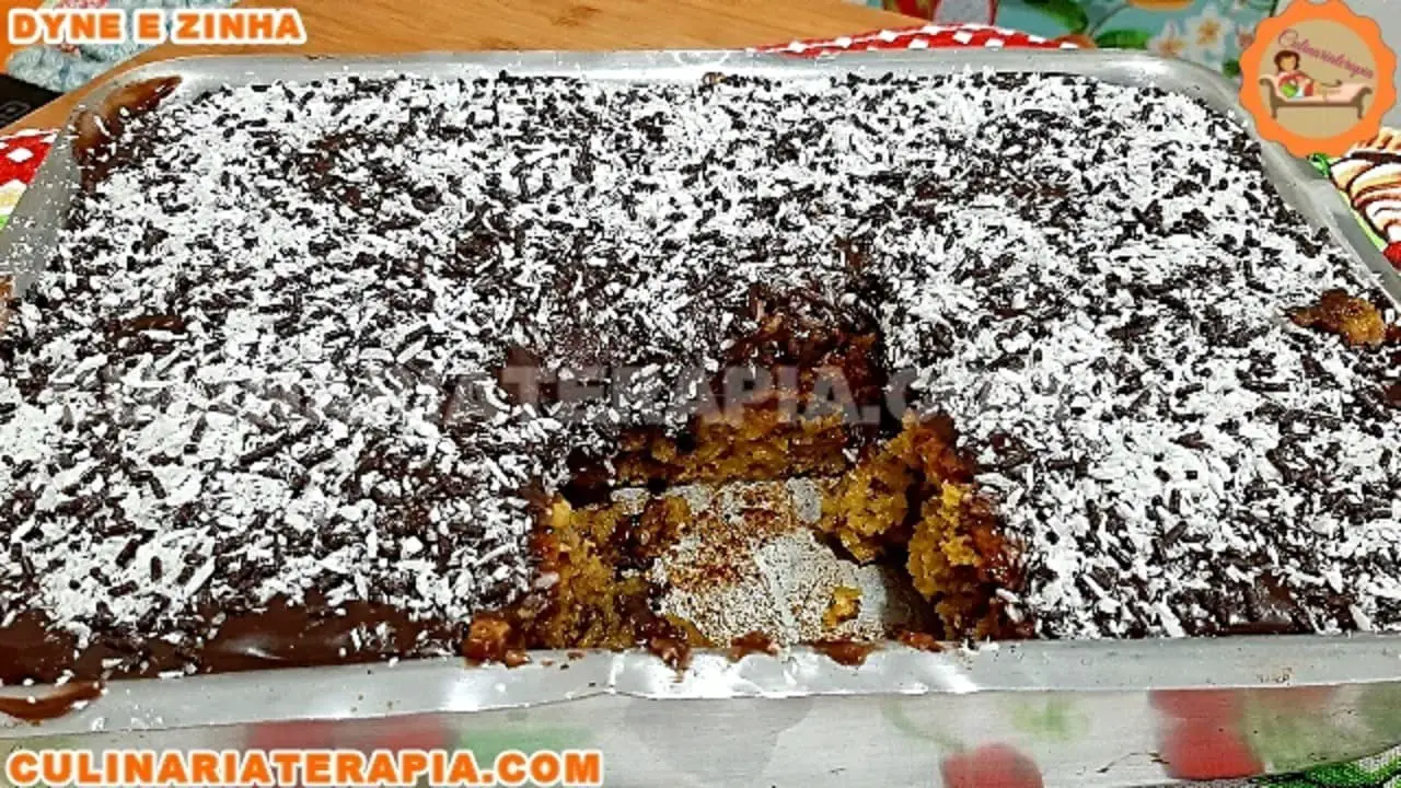 Bolo Gelado de Cenoura Formigueiro