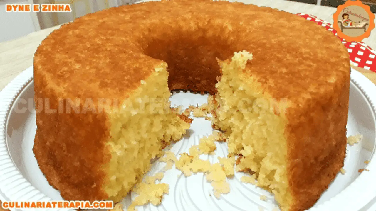 Bolo Fofinho de Macaxeira ou Mandioca