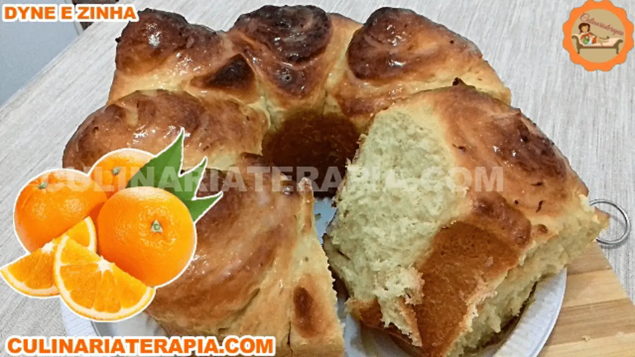 Pão Doce de Laranja Fofinho Igual Algodão