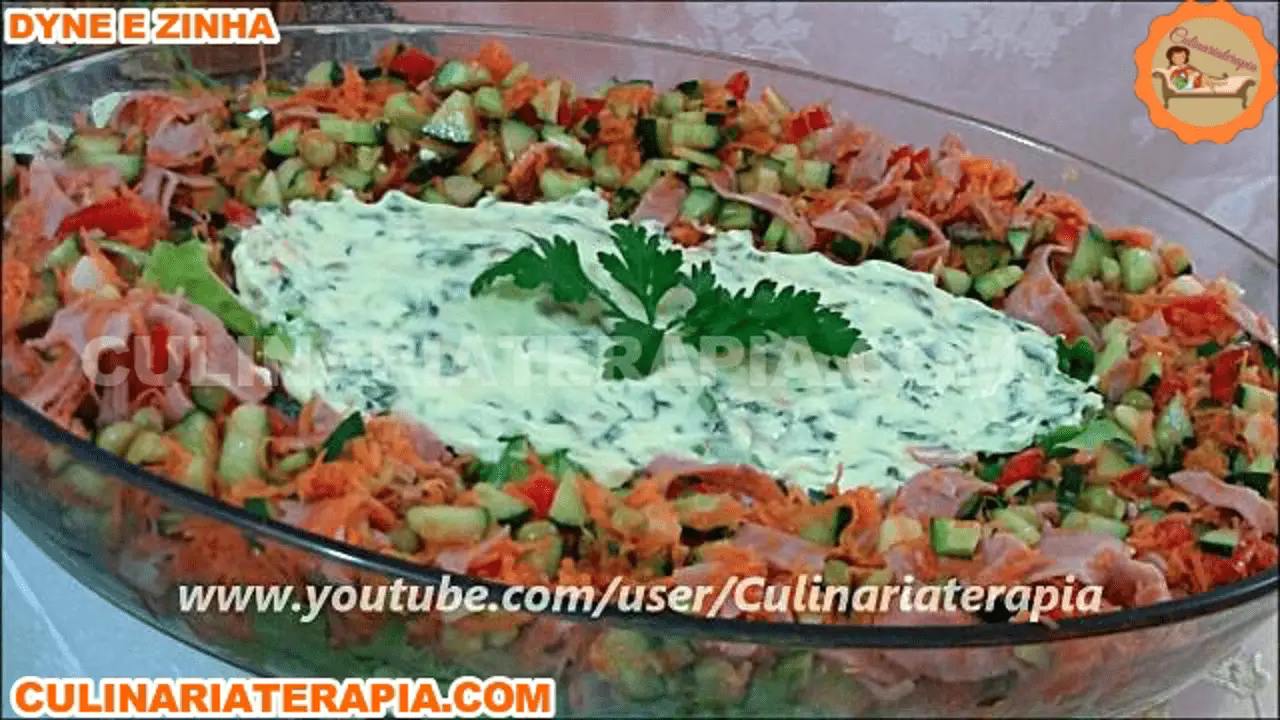 Salada de Maionese Legumes e Alface