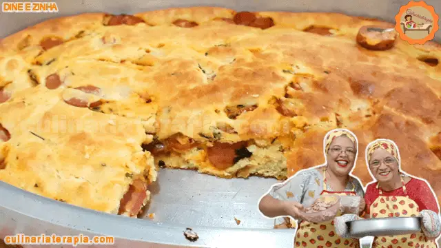 Torta de Cachorro Quente de Forno