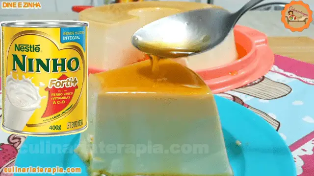 Pudim de Leite Ninho sem Forno