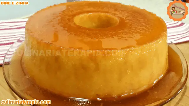 Pudim de Tapioca com Calda Dourada