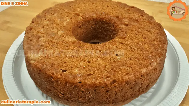 Bolo de Banana Sem Leite Sem Ovos e Sem Manteiga