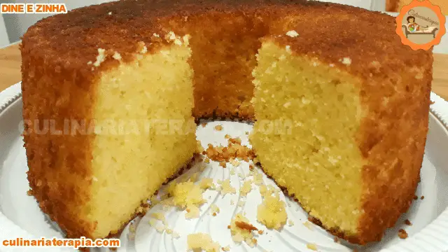 Bolo Fofinho de Laranja Sem trigo e Sem Leite