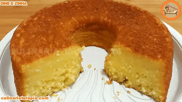 Bolo Mole de Mandioca de Liquidificador
