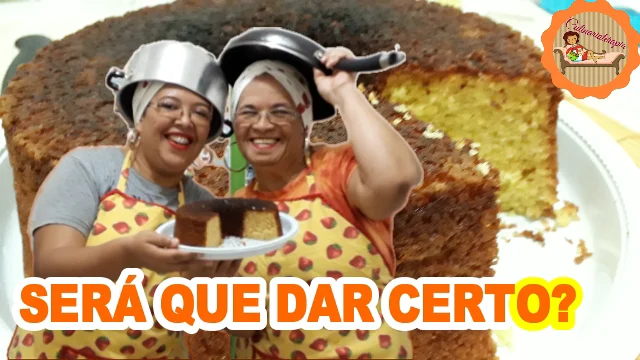 Bolo na Boca do Fogão