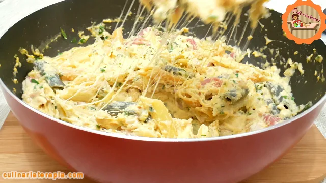 Macarrão ao Creme de Milho e Queijo Mussarela