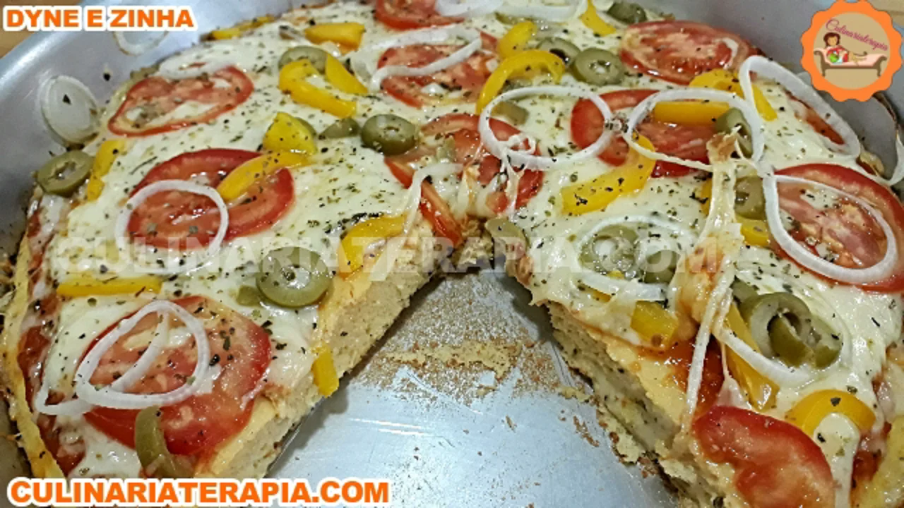 Pizza Incrível sem Farinha de Trigo
