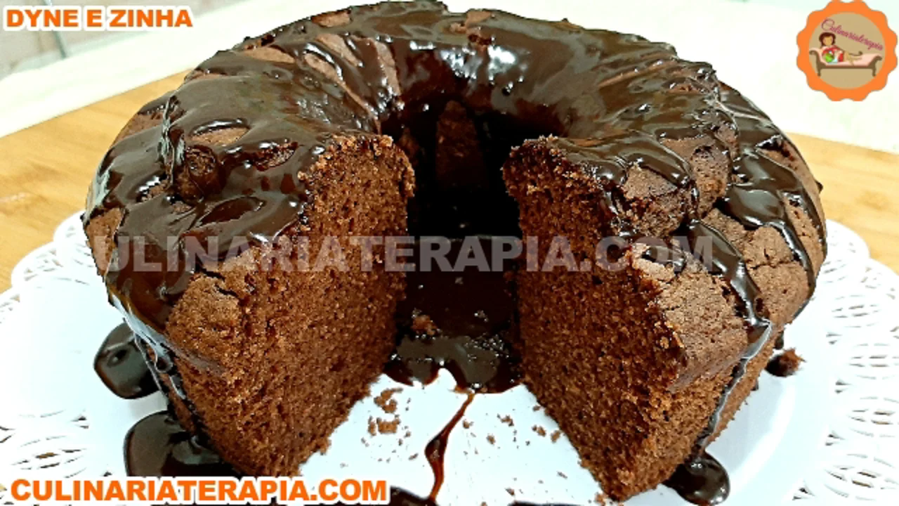 Bolo de Chocolate Sem Trigo e Sem Leite