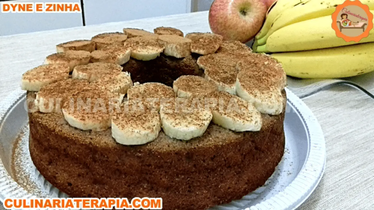 Bolo Integral sem Açúcar e sem Leite