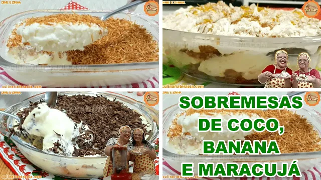 3 Receitas Para Fazer Sobremesa Cremosa