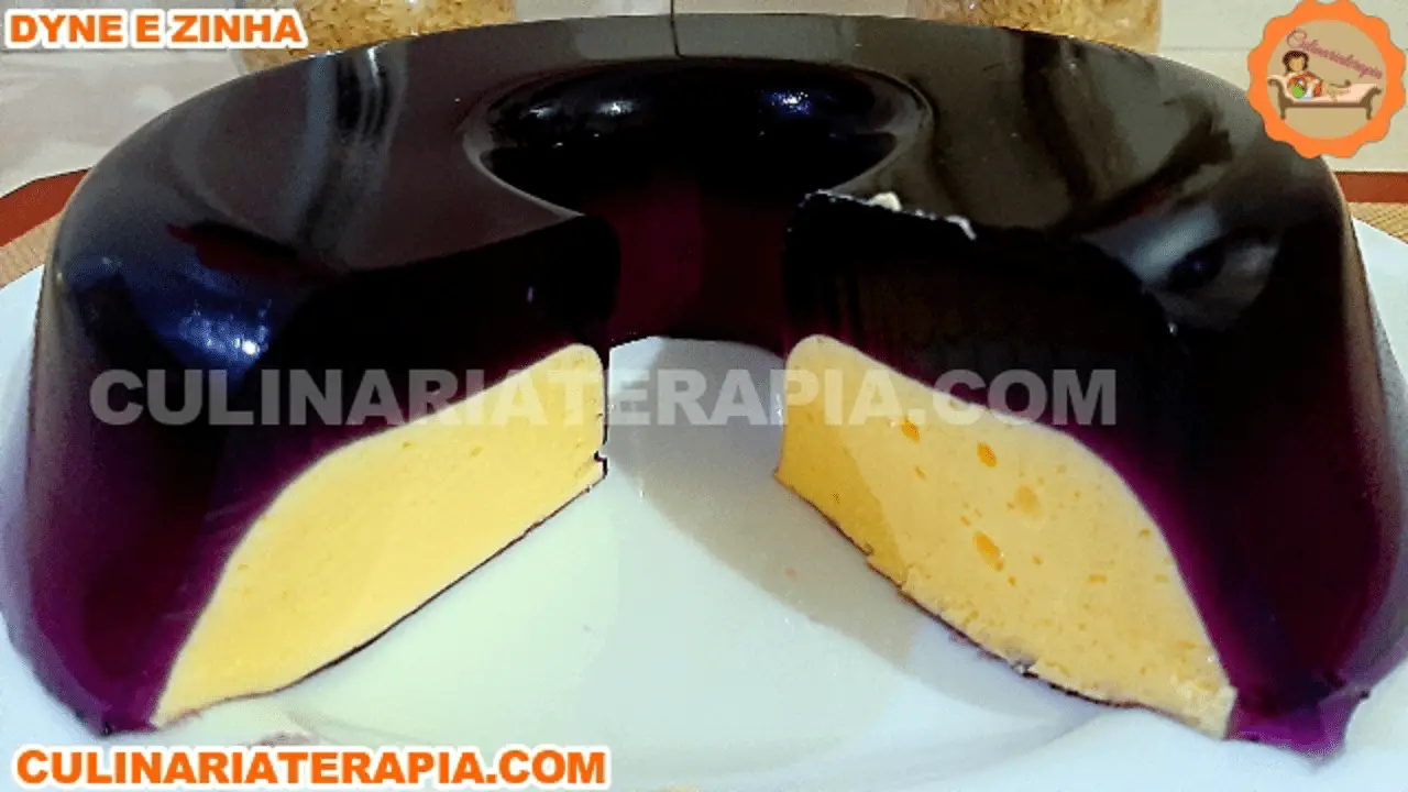Sobremesa De Gelatina Recheada com Mousse