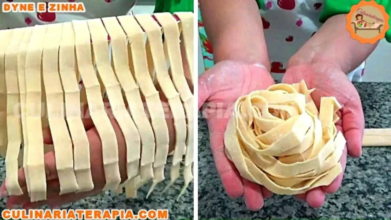 Massa de Macarrão Caseiro Fácil