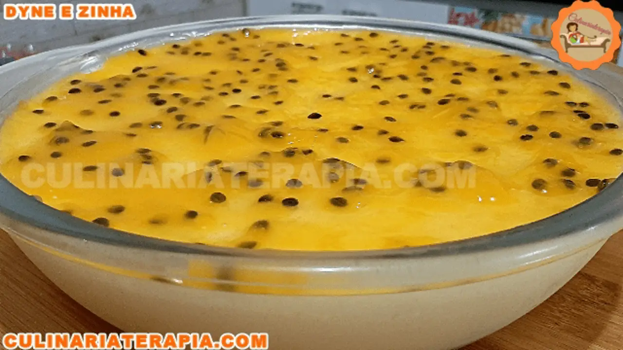 Pudim de Maracujá sem Forno e Sem Ovos
