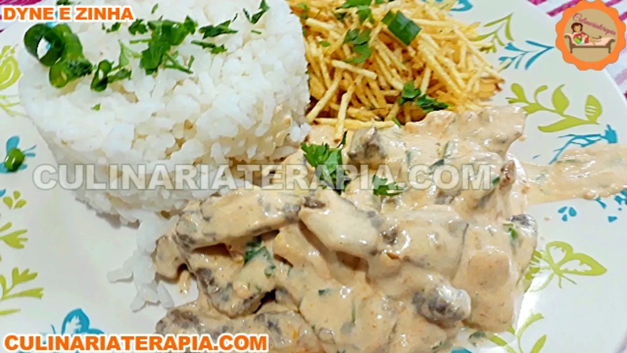 Strogonoff de Carne Cremoso e Super Temperado